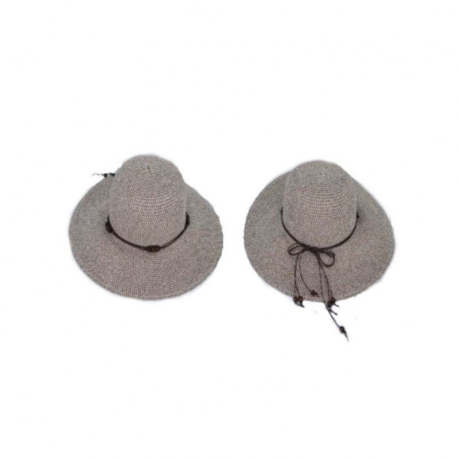 Καπελο ηλιου απο φυκη θαλασης γκρι